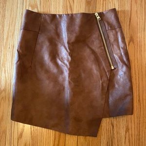 Pleather skirt
